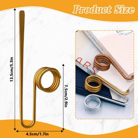 Upgrade Copper Book Holder Ring Bookmark, Metal Thumb Book Page Holder, Finger Ring Book Opener Holder, Book Accessories for Reading BookLovers