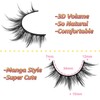 EYDEVRO Manga Lashes Anime Lashes Korean Japanese Asian Cosplay Fake