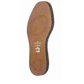 Pedag 1101 Naturally Tanned Leather Insole for Children with Activated Charcoal, US Walker 6-7/ EU 22/23