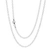 Treasure Bay 2.7mm Sterling Silver Belcher Chain Necklace for Men