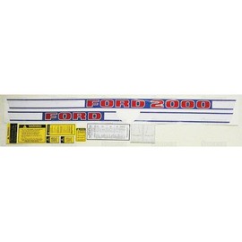 Complete Decal Kit for Ford 2000 Gas Tractor '68-75