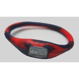 Encore Select TRU - Sports Wrist Band with Comfortable Strap | Perfect for Outdoor Activities | Small (Red/Navy)