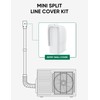 Plusluck 5" Entry Wall Cover Line Cover Set Parts PVC