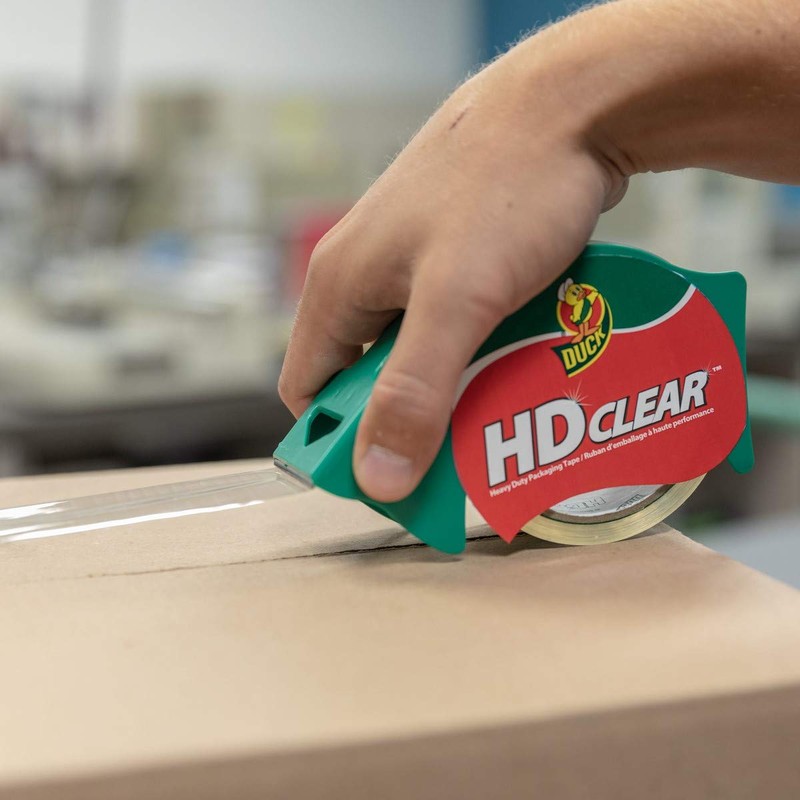 Duck HD Clear Heavy Duty Packing Tape Refill, 1.88 Inch