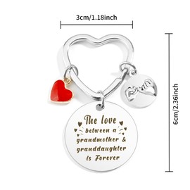 Grandma Gifts Ideas Best Gifts for Grandmother Keychain Accessories Grandma Gifts From Grandkids Mothers Day Gifts for Grandma Christmas Thanksgiving Gifts Grandma's Birthday Gift Valentine's Day Gift