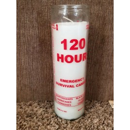 Unbranded Emergency Candle 120 hr Survival Candle A365 Made in USA Black outs Disaster (20