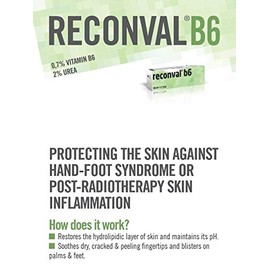 Crema Reconval B6 que protege la piel contra la inflamación post-radioterapia y el síndrome mano-pie durante el tratamiento oncológico