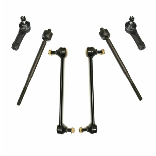PartsW 6 Pc Suspension Kit for Honda Odyssey 02-04 Inner/OuterTie