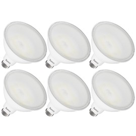 Sunco 6 Pack Outdoor Flood Light Bulbs, PAR38 LED Flood Lights Waterproof, 1800 LM, 15W (150W Equivalent), 5000K Daylight, Dimmable, E26 Base, Wet Rated UL