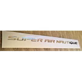NAUTIQUE 2 SUPER AIR NAUTIQUE Chrome Boats Decal Sticker Emblem Fishing Wakeboard SKI W@W