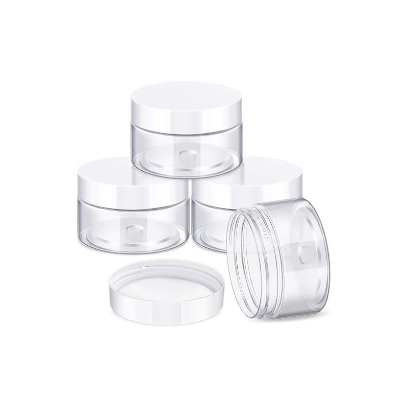 Triko Set de 4 Tarros Redondos de Plástico para Viaje