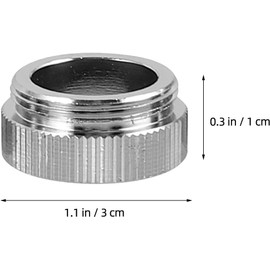 POPETPOP 8 piezas Kit de Adaptadores para Grifo de Conector de Aireador para Fregadero y Lavabo Compatible con Filtros de Agua y Instalación