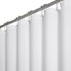 BTTN Extra Long Shower Curtain 72x96 inches, Tall Linen Textured