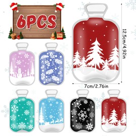 Hand Warmers, Pack of 6 Pocket Warmers, Reusable, Children's Hand Warmer, Christmas Hand Warmer, Pocket Warmer, Kinking, Winter Finger Warmer, Heat Cushion, Hand Warmer for Bending