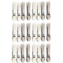 PolyGrip Clothespins - Stronger, USA Made, Anti Twist (2 Color, 24)