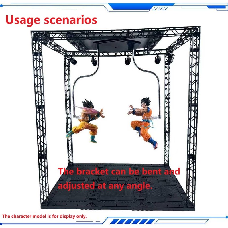 Yaroocvn Adjustable Flexible Action Figure Stand, Suspension Display Holder with