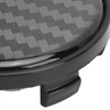 4pcs Wheel Center Caps Plastic Universal Carbon Fiber Style Center