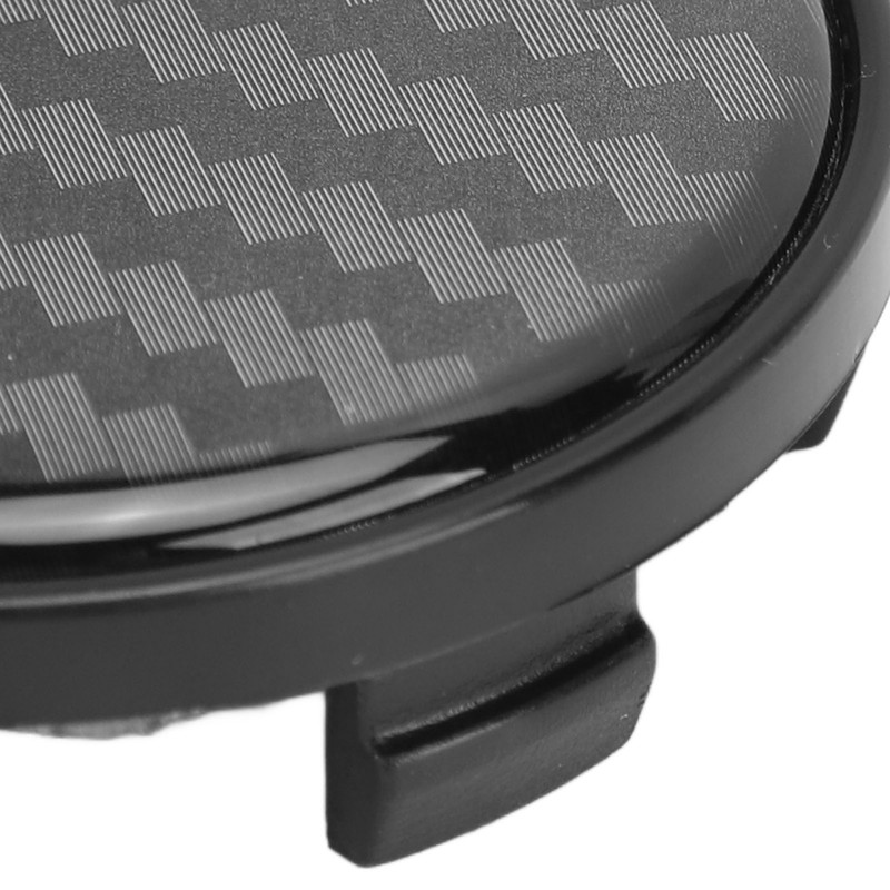 4pcs Wheel Center Caps Plastic Universal Carbon Fiber Style Center