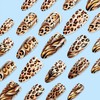 Medium Almond Press on Nails Leopard Print Fake Nails Leopard