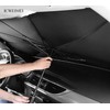 ICWEIMEI Parasol grande para automóvil, paraguas plegable para coche, parasol