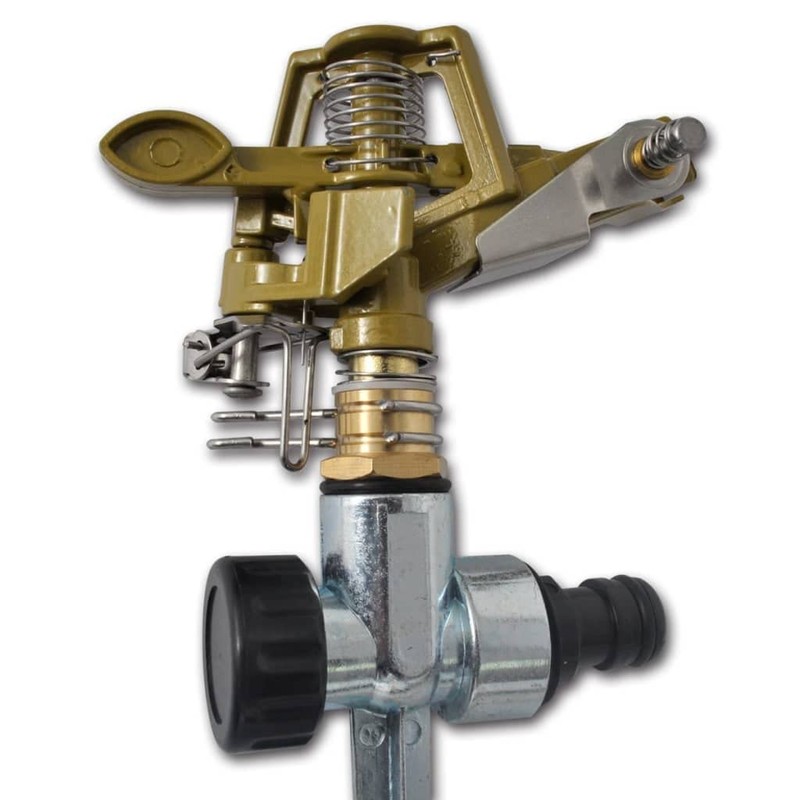 vidaXL Impuls Sprinkler Garden Irrigation Zinc Metal Tips Pack of