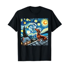 Dachshund Starry Night Sky Dachshund T-Shirt