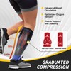 CAMBIVO 2 Pairs Compression Socks for Women and Men(20-30 mmHg),