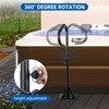 MERXENG Hot Tub Handrail, 360 Rotatable Spa Side Handrail with