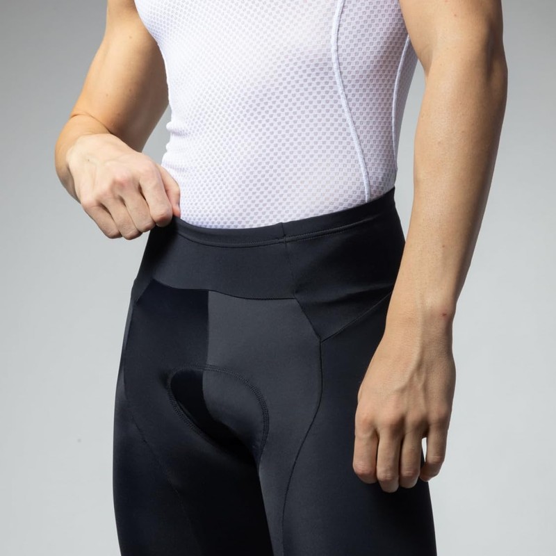 Alé Cycling Men's Solid Corsa Shorts, Black/fluo yellow