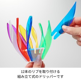 HARIO V60 VDSU-02-NJ Dripper SUIREN 02 Rainbow, For 1-4 Cups, Coffee, Hand Drip Rainbow, Colorful