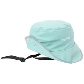 Playshoes Unisex Children's Rain Hat Waterproof Rain Hat, Green Fleece