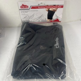 New Magic Time Rock Climbing Knee Pads One Size Set Of 2 Black