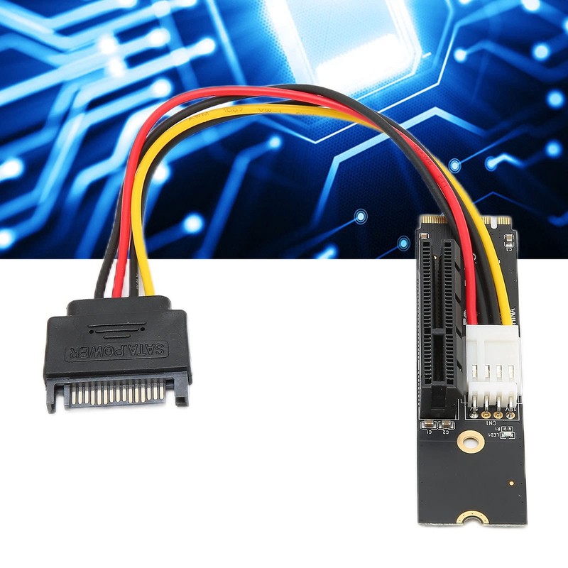 NGFF to PCI-E Riser Card, M.2 to PCI-E 4X Riser