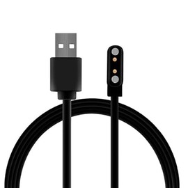F1TP Smart Watch Magnet Charging USB Cables,2pin,Compatible with Dafit,Nerunsa,Radley,Reflex active(4mm) (2 pin 4mm)