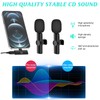 GOGARA Microphone for iPhone, 2 Pack Wireless Microphones, Mini Mic,