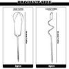 4Pcs Hand Mixer Attachments for Cuisinart, Stainless Steel Hand Mixer