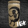 Skeleton Moon Glass Can - Style: Clear