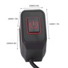 Yctze 22 mm Motorcycle Handlebar Switch, Motorcycle ATV Light Switch,