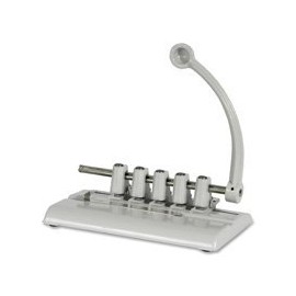 5-Hole Punch, Adjustable, 11/32", 40 Sht Cap, Tan, Sold as 1 Each