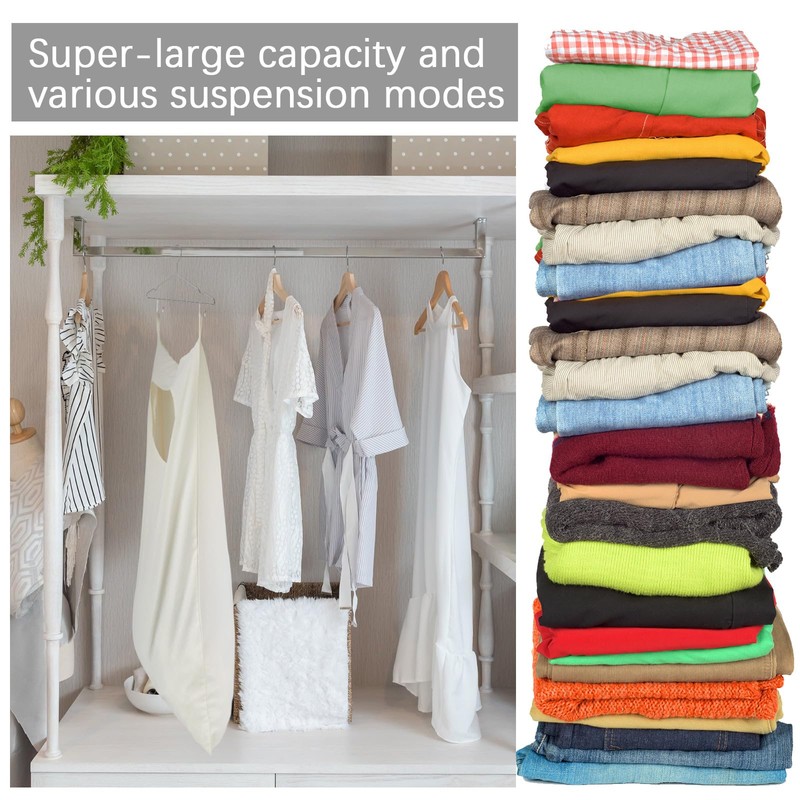Wovnet 2 Pcs Large Hanging Laundry Hamper Bag 28 x