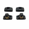 Black Sun Visor Hook for Volkswagen Golboraeos Golf Jetta Passat