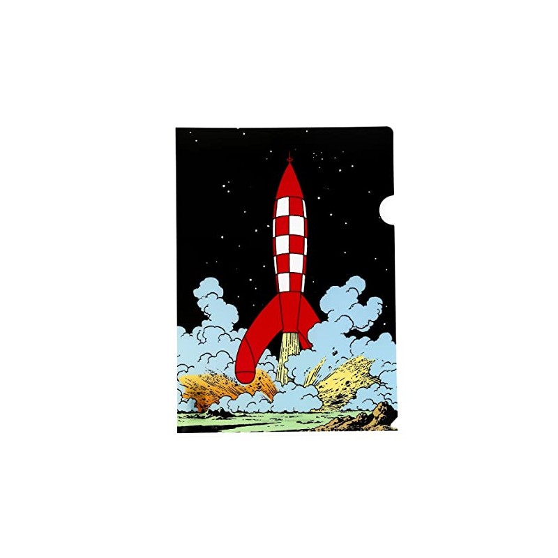 Moulinsart A4 Plastic Folder The Adventures of Tintin The Lunar