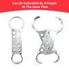 BULANGDI Lockout Tagout Hasp 10 Pack 8 Hole Design Fireproof