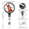 Funny Chicken Badge Reel Holder Retractable with ID Clip for