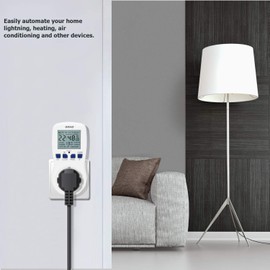 Orno PRE-409(GS) Digital Timer 3680W 16A, 16 Switching Programmes, Timer with Random + Countdown Random Function