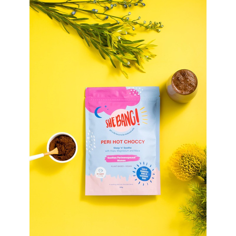 SheBANG! Woman Peri Hot Choccy with Magnesium Glycinate and Hops