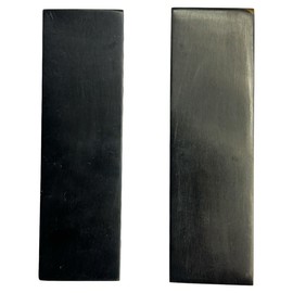 Malayan Products Buffalo Horn Scale Blanks, Knife Making Blanks, Natural Resource 5" Knife Handle Making, DIY Knife Handle Blanks, Set of 2 Scales, Handle Blanks Crafting Material Grip (Ribbed)