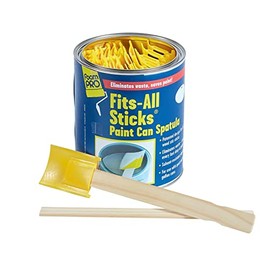 Foam Pro Fits-All Sticks Yellow Plastic Paint Spatula - Case of: 60;60