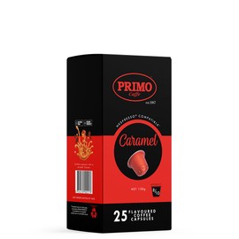 Primo Caffe Caramel Flavoured Coffee Capsules 25/box