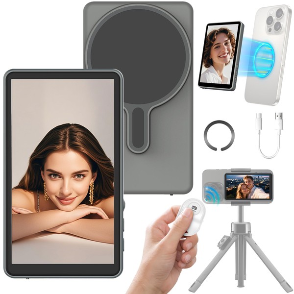 Magnetic Phone Vlog Selfie Monitor Screen - Back Camera Selfie